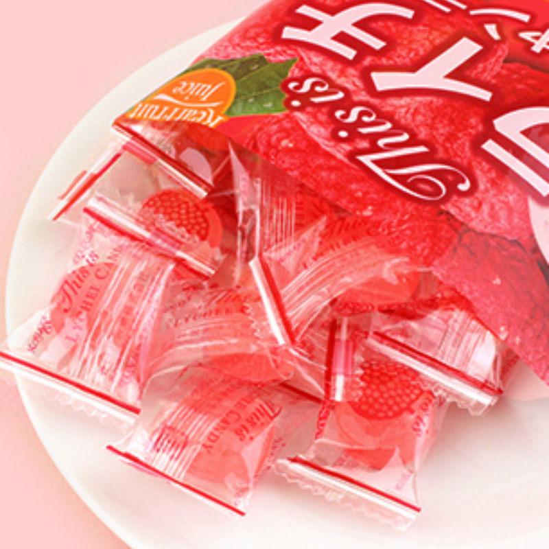 Bala de Lichia Lychee Candy 115g - Kasugai